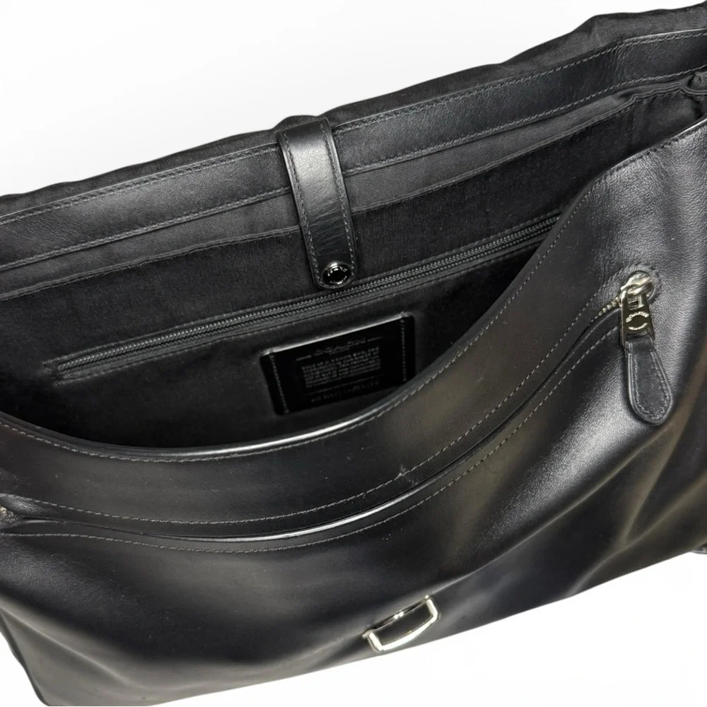 Coach F72070 Perry Flap Black Briefcase